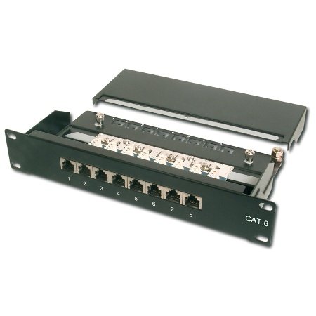 Digitus DN-91608S Cat6 Patch Panel 1HE (8-Port) schwarz Preisvergleich