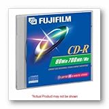 FUJI CDR-80DA/10S Write Once Recordable CDs for Digital Audio, 10 Pack