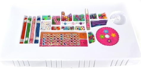 6-in-1 Deluxe Fashion Designer Toy Jewelry Making Set, Comes w/ Variety of Assorted Beads and Charms, String