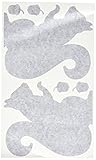 Molding Mates Squirrels and Acorn Pack 6 Molding Mates Home Decor Peel and Stick Vinyl Wall Decal St