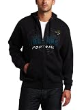 NFL Men's Jacksonville Jaguars Touchback IV Long Sleeve Fullzip Hooded Fleece (Black , Small)