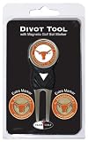 NCAA Texas Longhorns 3 Marker Signature Divot Tool Pack