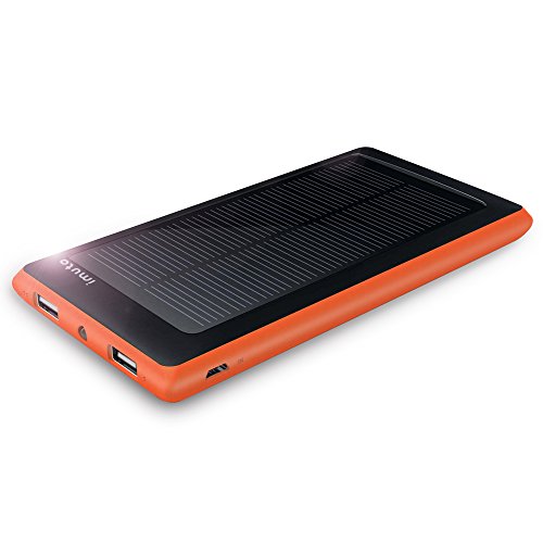 iMuto 10000mAh Compact Solar Panel Portable Charger External Battery Power Bank for iPhone 6S Plus 6 5S 4S, iPad Air Mini, Samsung Galaxy Note 4 3, S6 Edge S5 S4, Nexus 6, LG G3, and Tablets iMuto 10000mAh Compact Solar Panel Portable Charger External Battery Power Bank for iPhone 6S Plus 6 5S 4S, iPad Air Mini, Samsung Galaxy Note 4 3, S6 Edge S5 S4, Nexus 6, LG G3, and Tablets