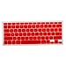 HDE Ultra Thin Silicone Rubber Keyboard Skin Cover for Macbook Pro Non Retina 13/15/17 (Red)