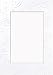 Collector's Gallery Embossed White Stars & Swirls Photo Greeting Card for Your 3.5