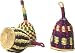 Overseas Connection Ghana Traditional Caxixi Rattle, 7X3 Inches