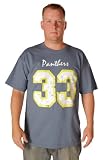 Friday Night Lights Football Panthers 33 Riggins Indigo Blue Adult T-Shirt Tee