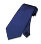 100% SILK Solid NAVY BLUE Neck Tie. Men's NeckTie.