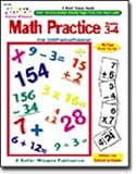 MATH PRACTICE GR. 3-4 W/ 96 FLASH CARDS KELLY WINGATE