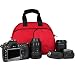 Mithra Edition Stylish DSLR Camera Carrying Bag with Removable Shoulder Strap for Fujifilm FinePix S Series FinePix HS30EXR / HS33EXR / FinePix HS25EXR / HS28EXR / Fujifilm FinePix S5 Pro