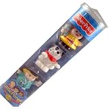 Fisher Price Little People Figures Fireman, Medic & Dog