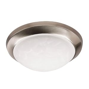 2-Light Flush Mount - Brushed Nickel by Kichler