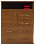 Multi Drawer Cabinet in Inspire Cherry Finish By Ameriwood Furniture