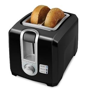 Black and Decker T2569B 2-Slice Toaster, Black by Black & Decker