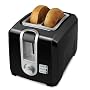 Black & Decker T2569B 2-Slice Toaster, Black