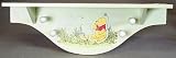 Winnie the Pooh Wall Shelf w/ Pegs
