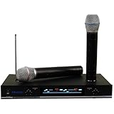 Hisonic VHF Dual Rechargeable Wireless Microphone System, HS8286.