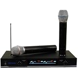 wireless microphones Hisonic VHF Dual Rechargeable Wireless Microphone System HS8286 Electronics wireless microphones
