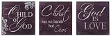 Metal Inspirational Wall D&eacute;cor Signs (Set of 3)
