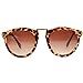 HuaYang Unisex Fashion Vintage Aviator Sunglasses Glasses Shades Goggles(Leopard)
