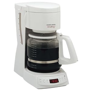 Black and Decker DCM1350 VersaBrew Plus 12-Cup Programmable Coffee Maker, White by Black & Decker