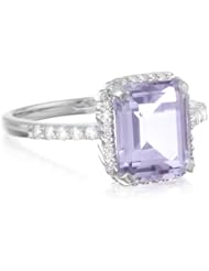 Sterling Silver Classic Diamond Ring (1/5cttw, I-J Color, I2-I3 Clarity), Size 7