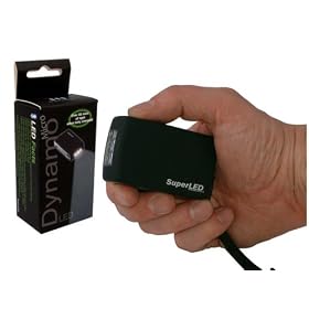 SuperLED Wind Up Micro Dynamo LED Torch Flashlight