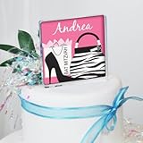 IMAGE OF Bat Mitzvah Shopaholic Cake Topper