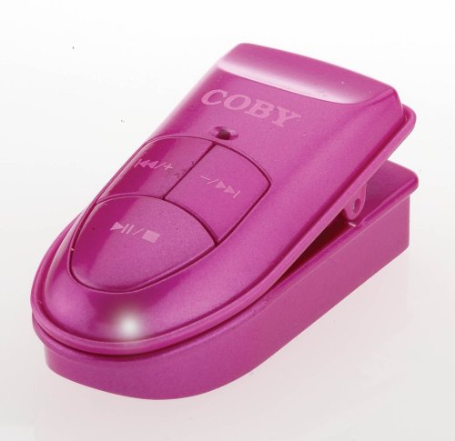 Coby MP-C582 Clip MP3 Player 1 GB - Pink