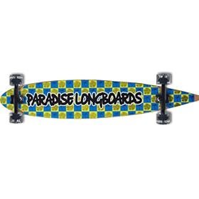 Paradise Carving Checkers PINTAIL Longboard ASSEMBLED by 