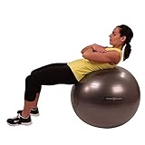 Fitness Republic 65cm Stability Ball Black with Pump (Exercise Ball / Gym Ball)
