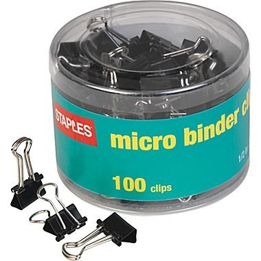 Staples Clips (Micro) 100/Pk