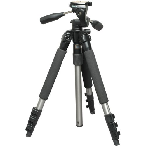 Slik Compact Alloy Travel Tripod with 3-Way Pan Head