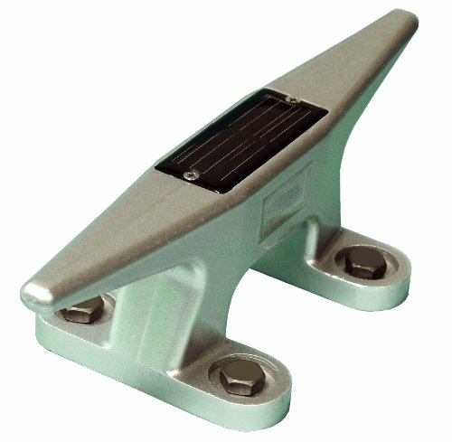 Dock Edge Dock Cleat Boat Open Base Solar Lighting, 10-Inch