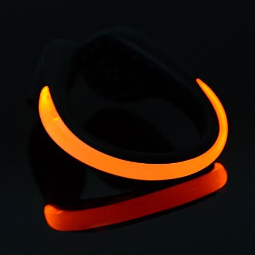 TOPTC Portable Outdoor Bike Running Cycling Sports Shoes Wrist Wristband Bracelet Armband Safety Signal LED Flashing Light Clip