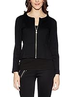 Lanti Chaqueta Chic Zipped (Negro)
