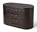 Arnaud Leather Console Chest in Brown