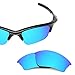 Revant Polarized Replacement Lenses for Oakley Half Jacket XLJ Ice Blue MirrorShield