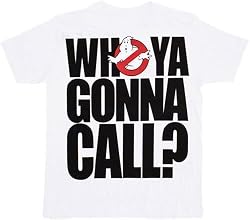 Ghostbusters Who Ya Gonna Call White T-shirt Tee