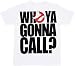 Ghostbusters Who Ya Gonna Call White T-shirt Tee