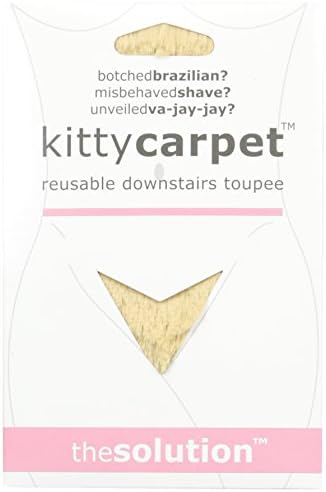 Fashion First Aid Women's Kitty Carpet Reusable Downstairs Toupee