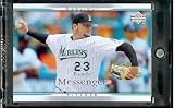 2007 Upper Deck Baseball Card #697 Randy Messenger Marlins - Mint Condition - In Protective Display Case !