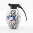 Grenade Container Super Precision Silver 800 Airsoft BBs .12g 6mm Quickload Airsoft Accessory