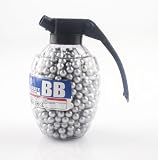 Grenade Container Super Precision Silver 800 Airsoft BBs .12g 6mm Quickload Airsoft Accessory