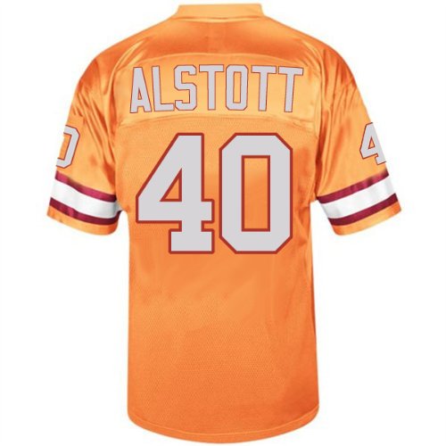 Tampa Bay Buccaneers #40 Alstott Yellow Jerseys Authentic Football Jersey Size 48-56 (Please Select the Size When You Order, Can Do Drop Shipping)