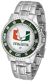 NCAA Miami Hurricanes Competitor Steel Watch