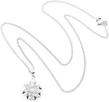 1 PCS Necklace Pendent SLC05W White Rhinestone Flower Bud Long Chain Choker Vintage Neck Bib Collar Lady Beauty