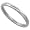 Titanium 2mm Domed Wedding Band Thumb Toe Ring Polished finish Comfort-fit, size 3