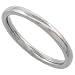 Titanium 2 mm (1/16 in.) Comfort Fit Plain Dome Wedding Band / Thumb…