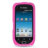 Silicone Skin Cover for Samsung Exhibit 4G T759, Hot Pink